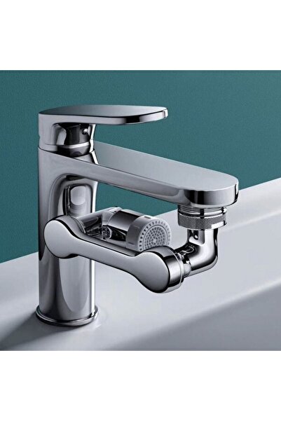 Z Store 3D Rotating Metal Faucet Extender, Adjustable Height and Direction, 9...