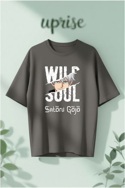 Vordevia Wild Soul Sotoru Gojo Printed Cotton Oversize T-Shirt