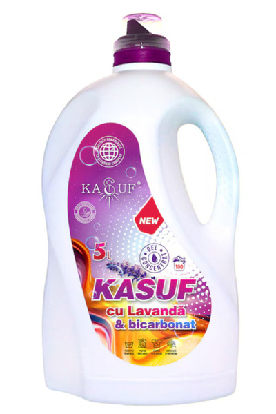 kasuf 5 Litri Detergent lichid cu lavanda si bicarbonat