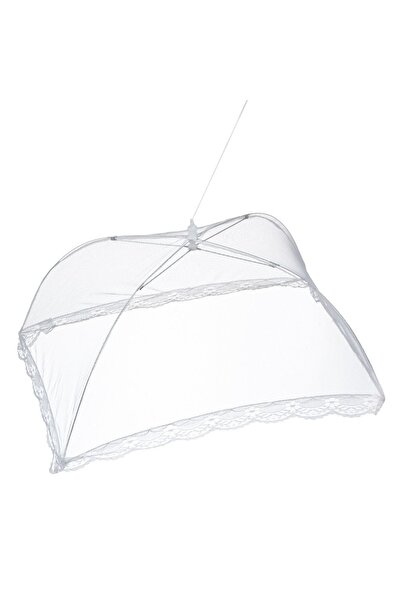 Z Store Plasă albă pliabilă pentru protecția alimentelor 60x40cm cu finisaj d...