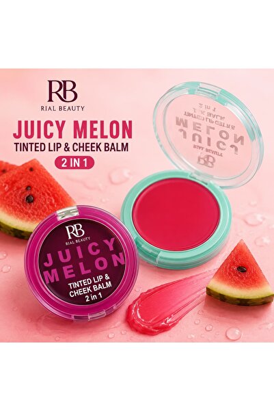 RIAL BEAUTY 2-Piece Real Beauty 2-in-1 Lip Balm and Blush, a Multi-Use Produc...
