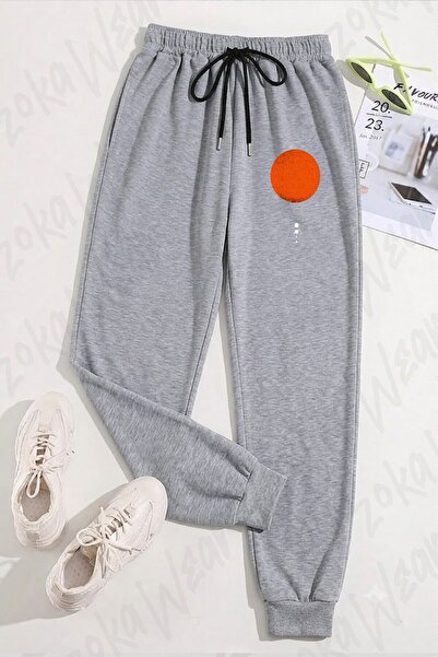 ZOKAWEAR Unisex Minimal Solar System Printed Sweatpants