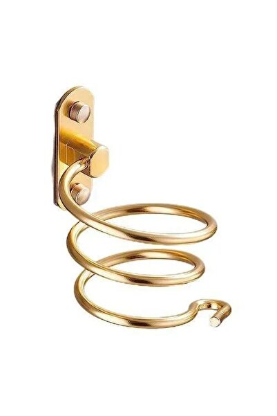 Choice Gold Bathroom Hair Dryer Wall Bracket Hair Dryer Rotating Storage Rack...