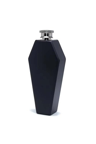Choice1 black Personalized 3.5oz Coffin Shape Hip Flask Non -broken Durable F...