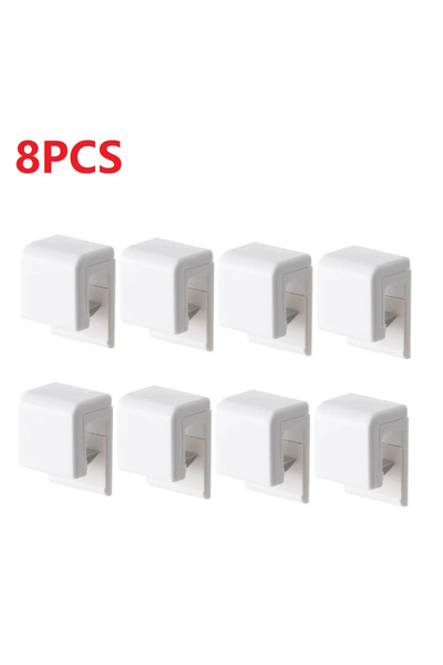 choice2 8PCS 1-12PCS Plastic Self-Adhesive Toothpaste Holder Clip Punch-Free ...