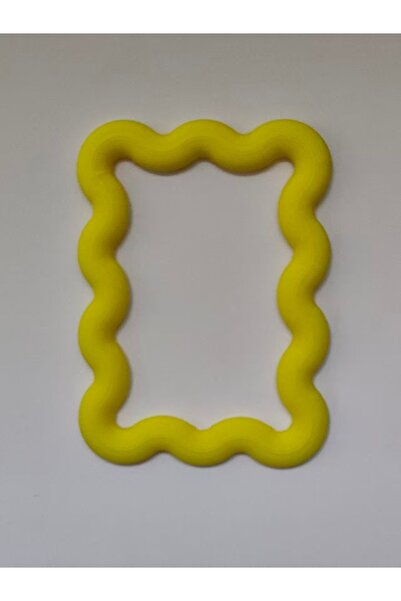 Choice7 YELLOW A wavy mini magnetic photo frame, colorful fridge magnet, suit...