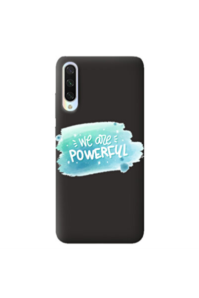 Other Xiaomi Mi 9 Lite We are Powerful Black Colored Silicone TPU Θήκη