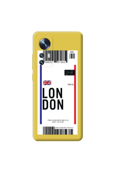 Other Xiaomi Mi 12 London Arrival Yellow Colored Silicone TPU Θήκη