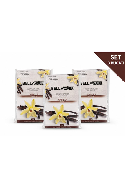 BELLAVOIX Plicuri Parfumate pentru Dulap și Sertare, Set 3 Bucăți x 21 g, Par...