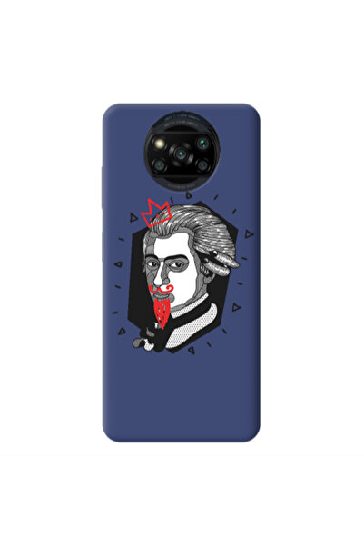 Other Xiaomi Poco X3 /X3 Pro Bearded Dark blue Colored Silicone TPU Θήκη