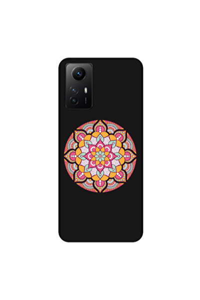 Other Xiaomi Redmi Note 12s Mandala D103 Black Colored Silicone TPU Θήκη