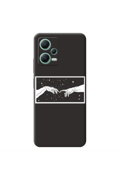 Other Xiaomi Redmi Note 12 Pro 5G Touch Black Colored Silicone TPU Θήκη