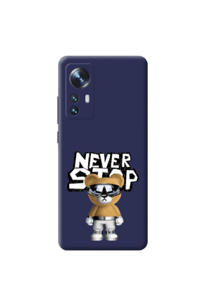 Other Xiaomi Mi 12 Never stop Dark blue Colored Silicone TPU Θήκη