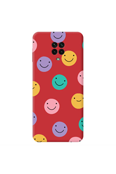 Other Xiaomi Redmi Note 9 Pro Colorful smiles Red Colored Silicone TPU Θήκη