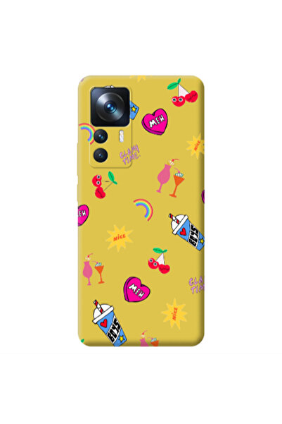 Other Xiaomi Mi 12T glam time Yellow Colored Silicone TPU Θήκη