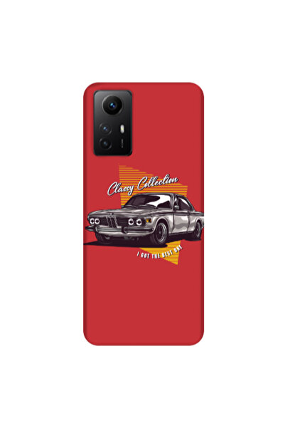Other Xiaomi Redmi Note 12s Classy Collection Red Colored Silicone TPU Θήκη