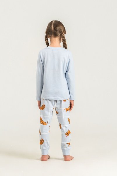 Rolypoly Girls Forever Friends Blue Long Sleeve Pajama Set Rp3907-C-V2