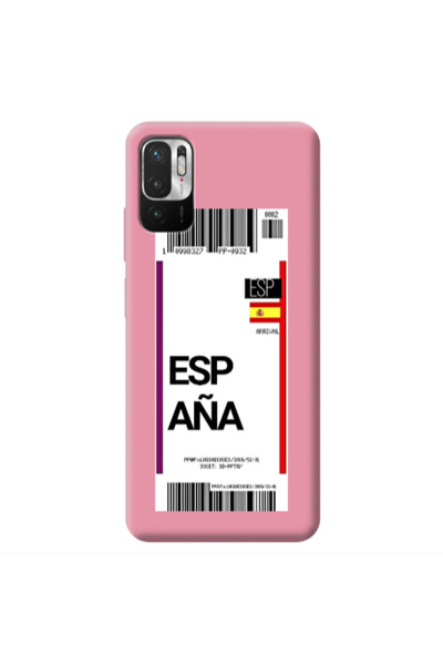 Other Xiaomi Redmi Note 10 Pro 5G Espana Arrival Pink Colored Silicone TPU Θήκη
