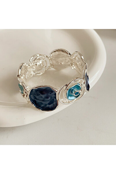 Choice Style3 Vintage Dripping Oil Hollow Rose Flowers Bracelet Geometric Irr...