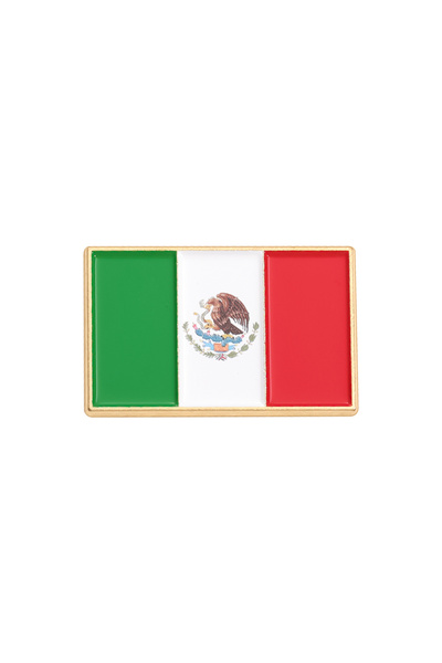Choice8 MJ258 Cartoon Mexican Metal Hat Pins Custom Mexico Flag Skull Brooch ...