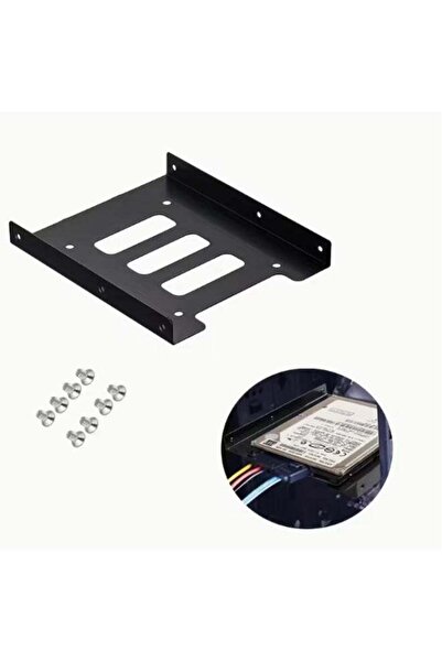 Generic SSD Bracket 2.5 to 3.5 Adapter Mounting Kit - HDD Hard Disk Drive Bay...