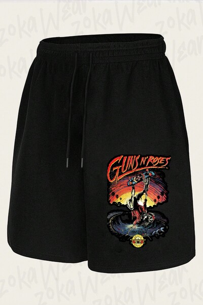 ZOKAWEAR Unisex σορτς με στάμπα Guns N Roses v29