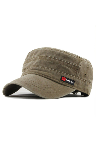 Choice4 One Size Khaki 1pc Spring and Autumn Flat Top for Men and Women Soft ...