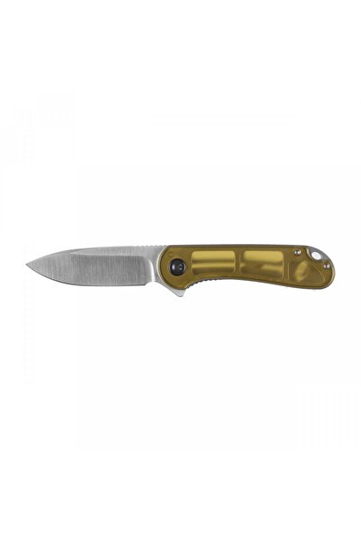 OEM Cutit pliabil Civivi Elementum, otel D2, lama Drop Point, maner Ultem auriu
