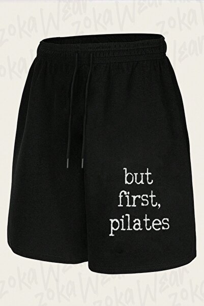 ZOKAWEAR Unisex Pilates First Design Printed Shorts