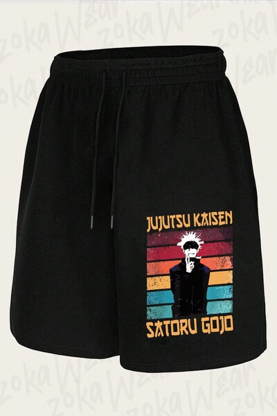 ZOKAWEAR Unisex Jujutsu Kaisen Satoru Gojo Colorful Design Printed Shorts