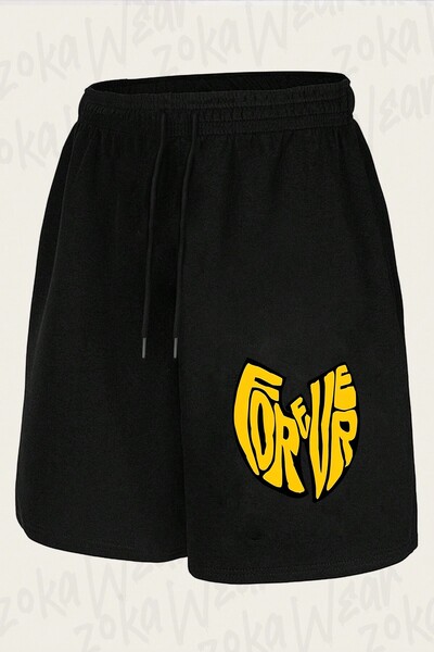 ZOKAWEAR شورت مطبوع بتصميم Wu Tang Clan v4 للجنسين