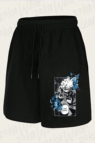 ZOKAWEAR Unisex My Hero Academia Dabi (Blue Flame)X2 Design Printed Shorts