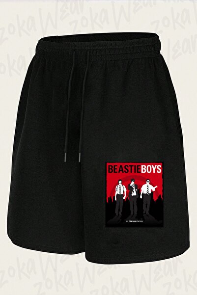ZOKAWEAR Unisex σορτς με στάμπα Beastie Boys