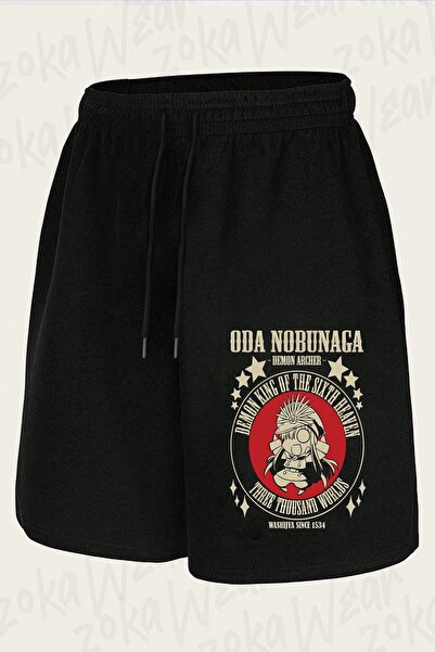 ZOKAWEAR Unisex Oda Nobunaga Demon Archer Design Printed Shorts