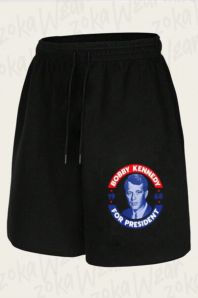 ZOKAWEAR Unisex Robert Kennedy for President Vote Bobby Design Printed Shorts