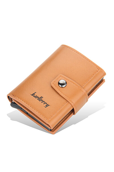 choice2 Brown New RFID Men Card Wallets Hasp Small Card Wallets Slim Mini Men...