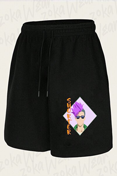 ZOKAWEAR Unisex Shorter Wong Banana Fish Art Design Printed Shorts
