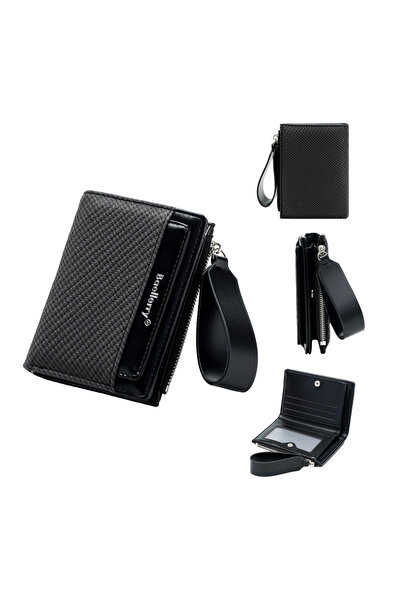 choice2 Black Baellerry Women's Fashion Zipper Wallet Short Bifold Buckle Coi...