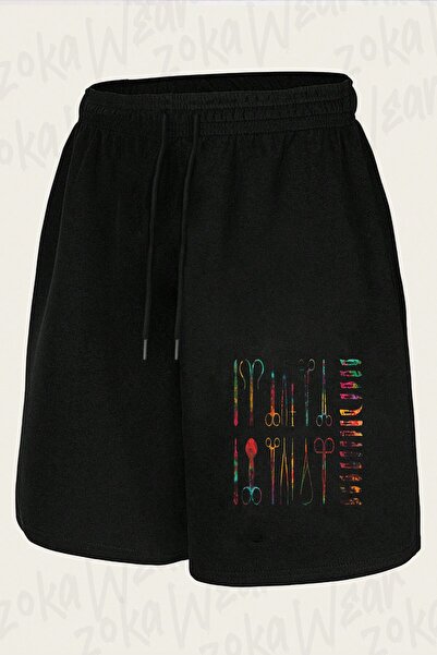 ZOKAWEAR Unisex Medical Tools Design Printed Shorts
