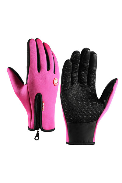 Choice5 S Rose red Winter Gloves for Men Women Warm Tactical Gloves Touchscre...