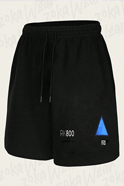ZOKAWEAR Unisex Detroit Become Human, Connor's Uniform Design Printed Shorts