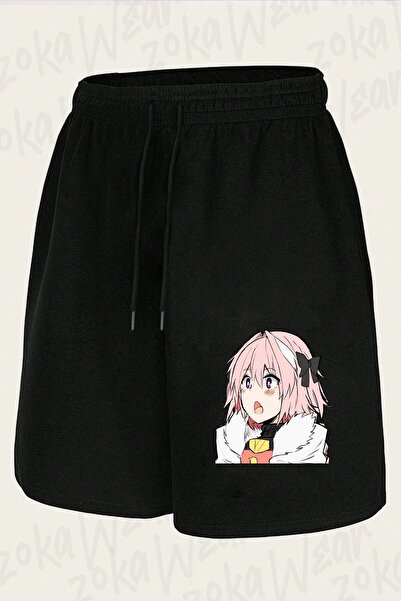 ZOKAWEAR Unisex Astolfo Design Printed Shorts
