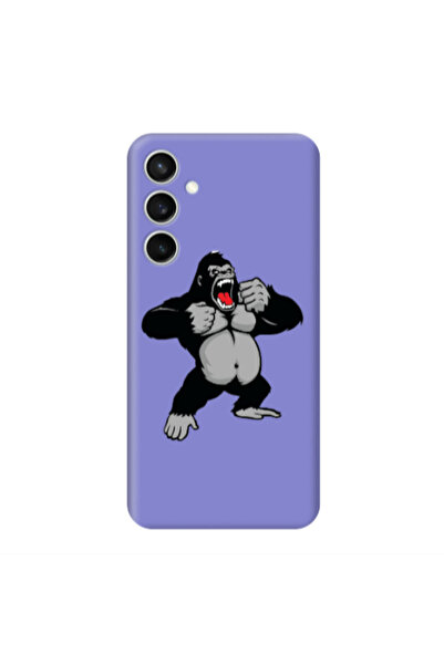 Other Samsung S23FE Angry Gorilla2 Purple Colored Silicone TPU Θήκη