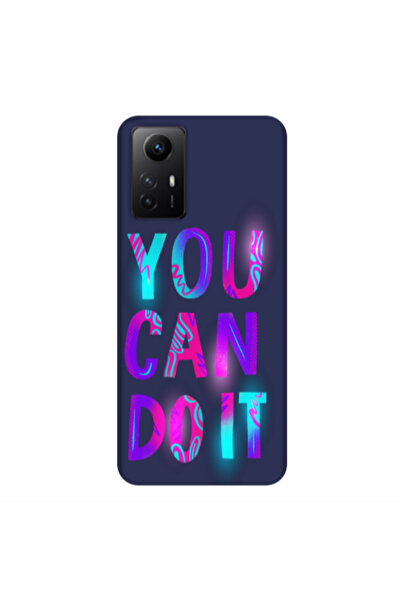 Other Xiaomi Redmi Note 12s You Can Doit Dark blue Colored Silicone TPU Θήκη