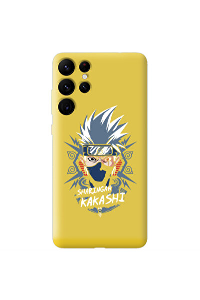 Other Samsung S22 Ultra Anime Mangoo Yellow Colored Silicone TPU Θήκη