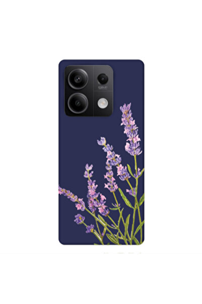 Other Xiaomi Redmi Note 13 5G Flowers 8 Dark blue Colored Silicone TPU Θήκη