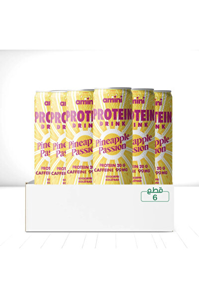 amini Bact Aminy Carbonated Protein Drink with Pineapple and Panch Fruit Flav...