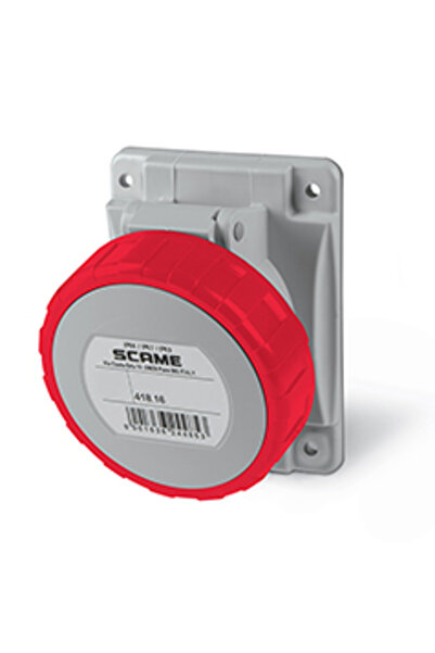 SCAME ST контакт 16А 3P+N+E 400В IP67, Fluff, ТРИФАЗНИ КОУПЛЕСИ