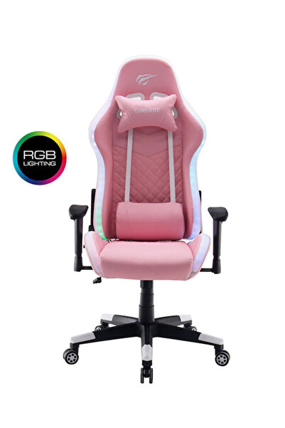 Havit GC927 Καρέκλα Gaming από Τεχνητό Δέρμα με Ρυθμιζόμενα Μπράτσα και Φωτισ...