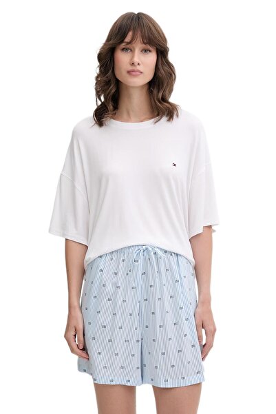 Tommy Hilfiger Kadın Bej Pijama Takımı UW0UW06328